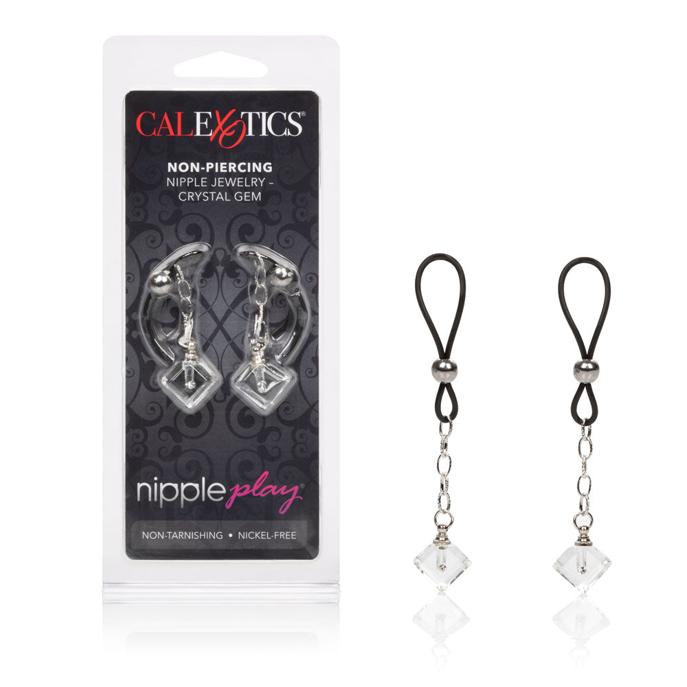 CalExotics Non-Piercing Adjustable Nipple Jewelry (Set of 2) - SE2615202
