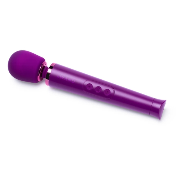 LE Wand Petite Rechargeable Wand Massager — Dark Cherry - LW0212