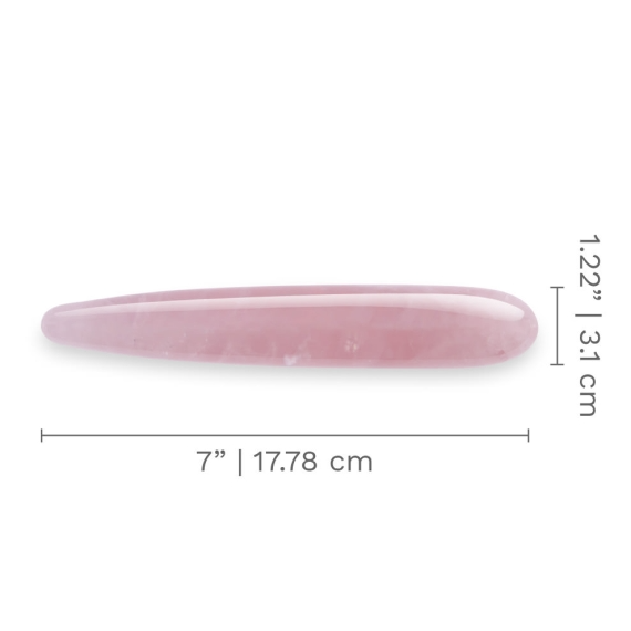 LE Wand Crystal Slim Wand — Rose Quartz - LW2506