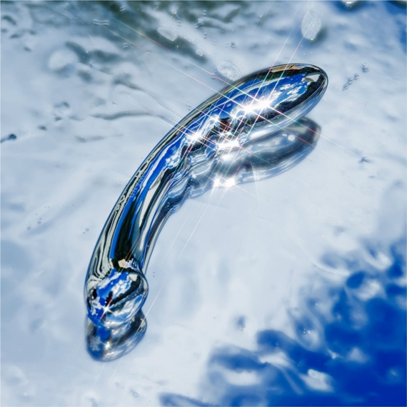 LE Wand Arch Stainless Steel Double-Ended G-Spot Wand, 7.9 in - LW4075