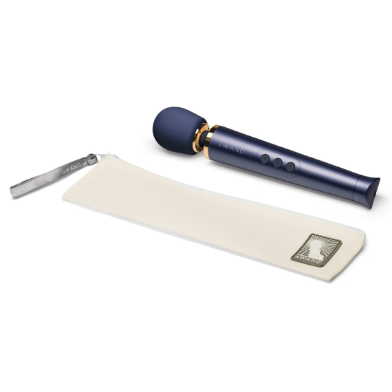 LE Wand Petite Rechargeable Wand Massager — Navy - LW8475