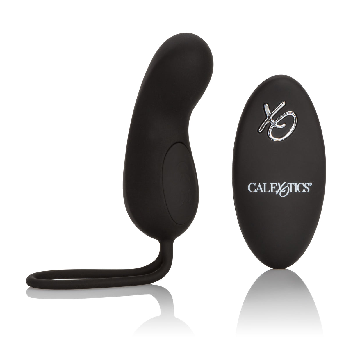 CalExotics Silicone Remote Rechargeable Curve Mini Massager — Black - SE0077403
