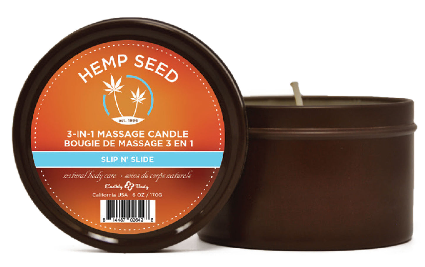 "3-in-1 Massage Candle - 6 Oz. - Slip n' Slide EB-HSCS022C"