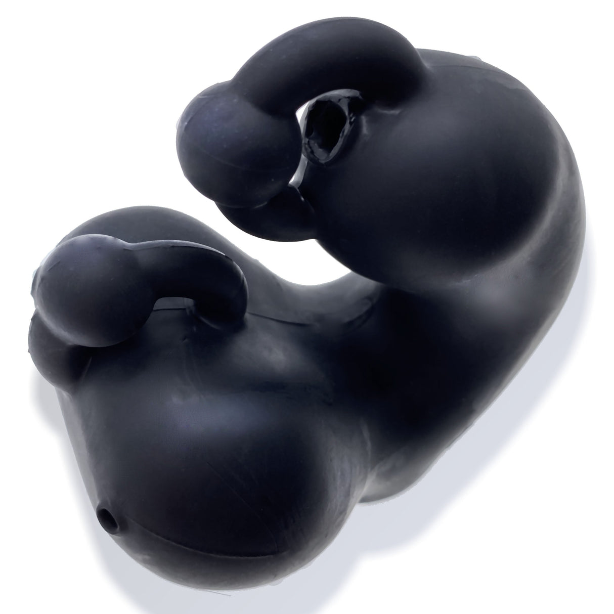 OXBALLS Meatlocker Electro Chastity Device — Black Ice - OX-3049-BLIC
