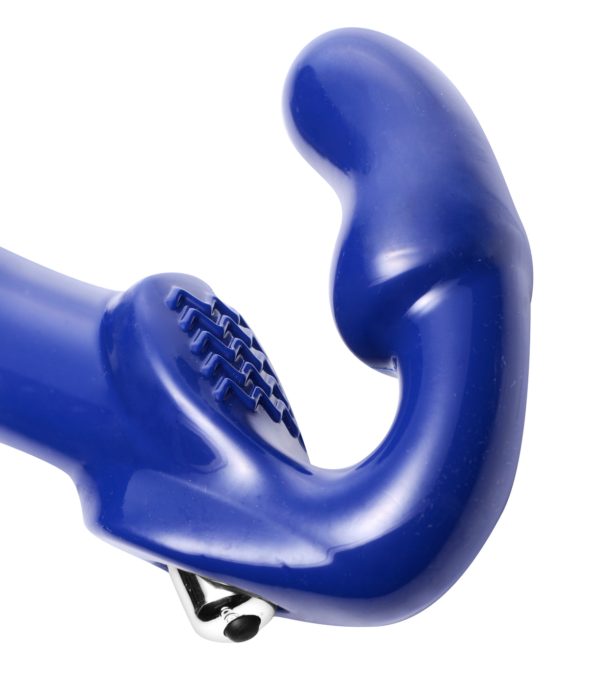 XR Brands Revolver II Strapless Vibrating Dildo, Blue — 10-inch - SU-AE170