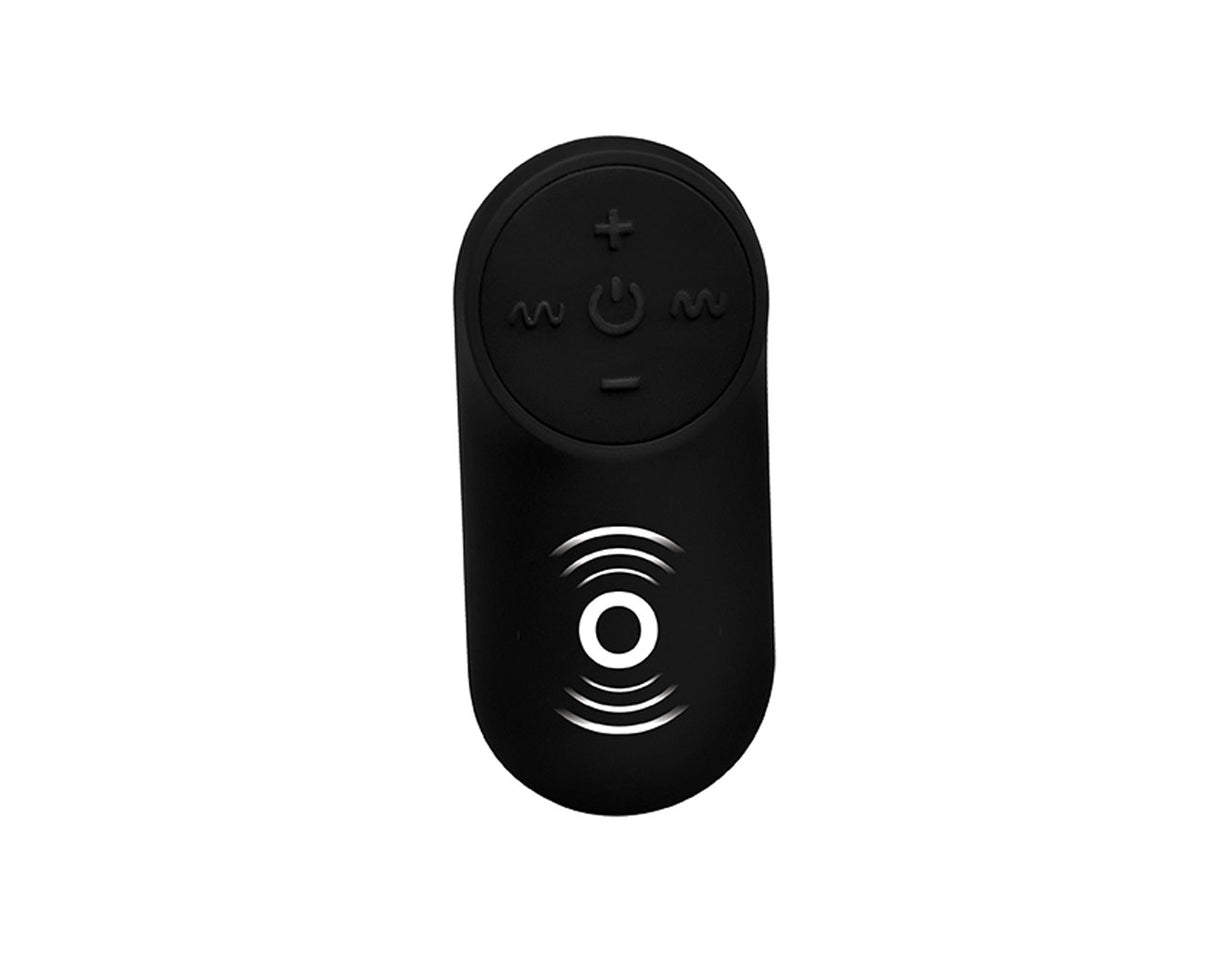 XR Brands Silicone Rechargeable Bullet Vibrator with Remote - UC-AF946