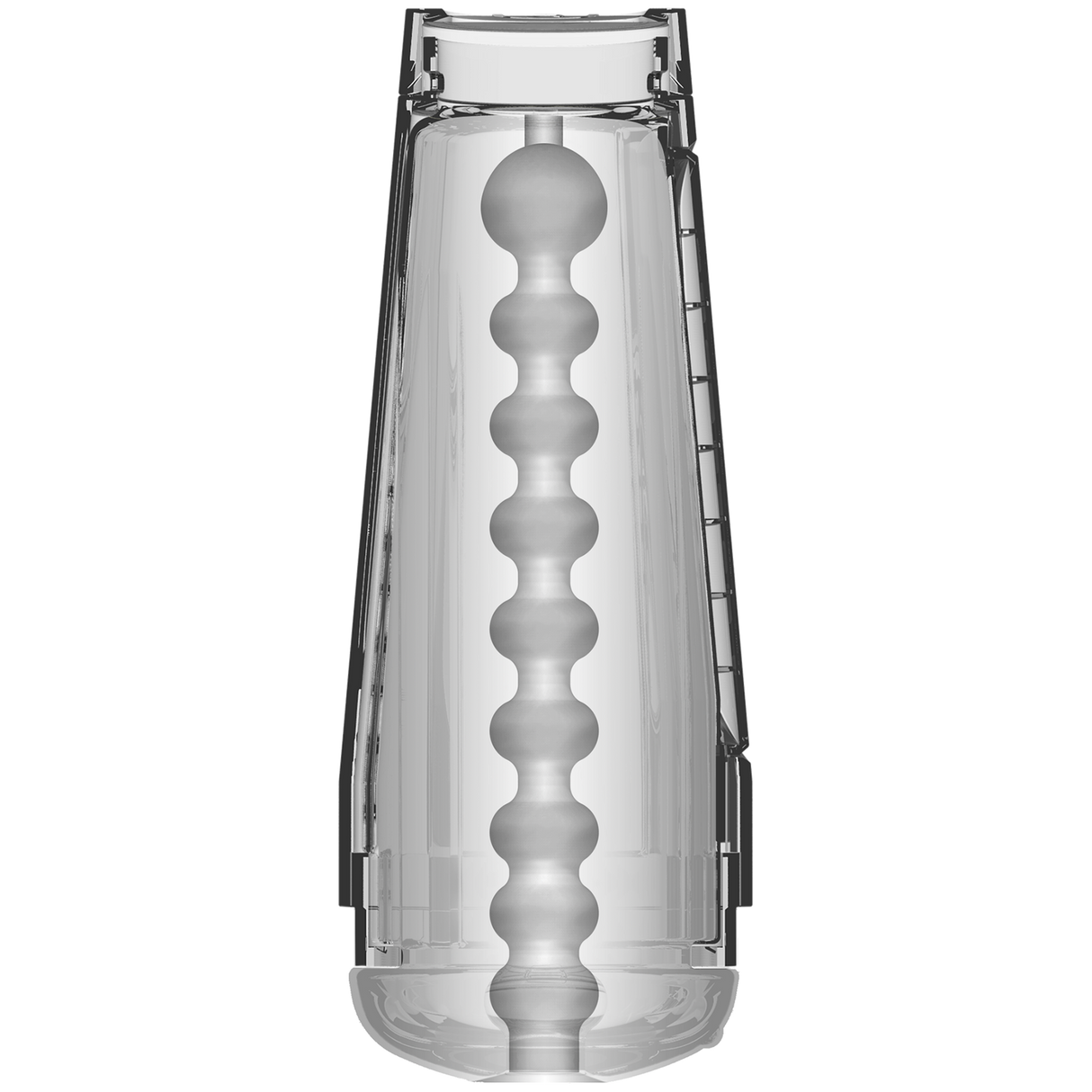 Doc Johnson Main Squeeze Optix Clear Squeeze Stroker, 7.5" - DJ5202-30-BX