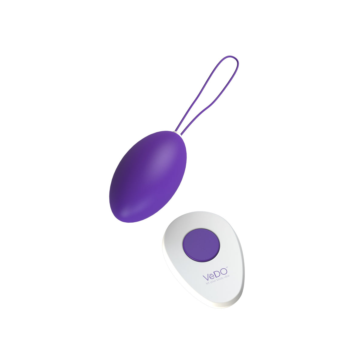VeDO Peach Vibrating Egg — Indigo, 10 Modes - VI-B0303