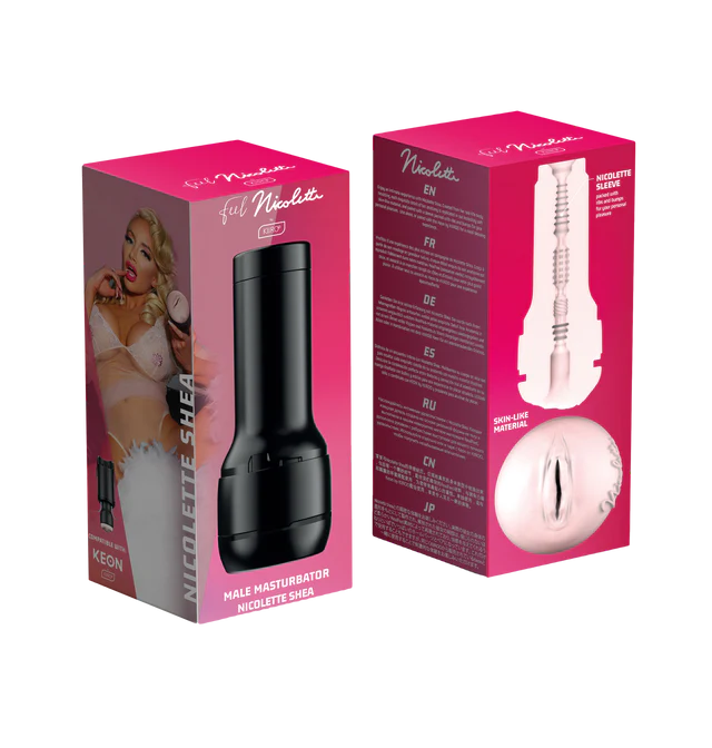 Kiiroo FeelNicolette Stroker — TPE Sleeve Male Stroker 220×84 - KR4958