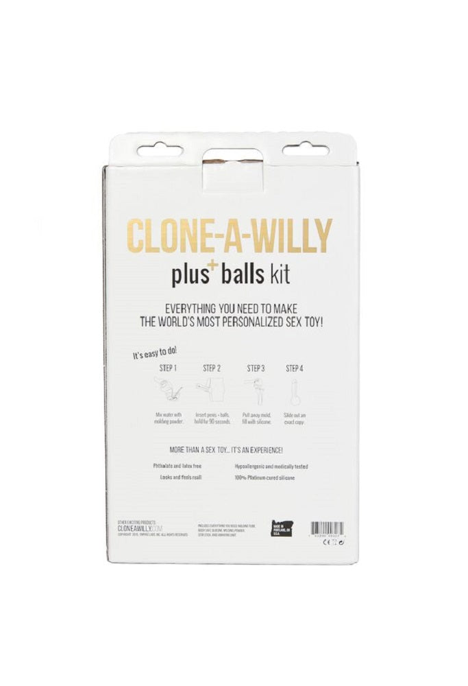 Clone-a Willy Plus Balls Kit - Light Skin Tone by Clone-a-Willy