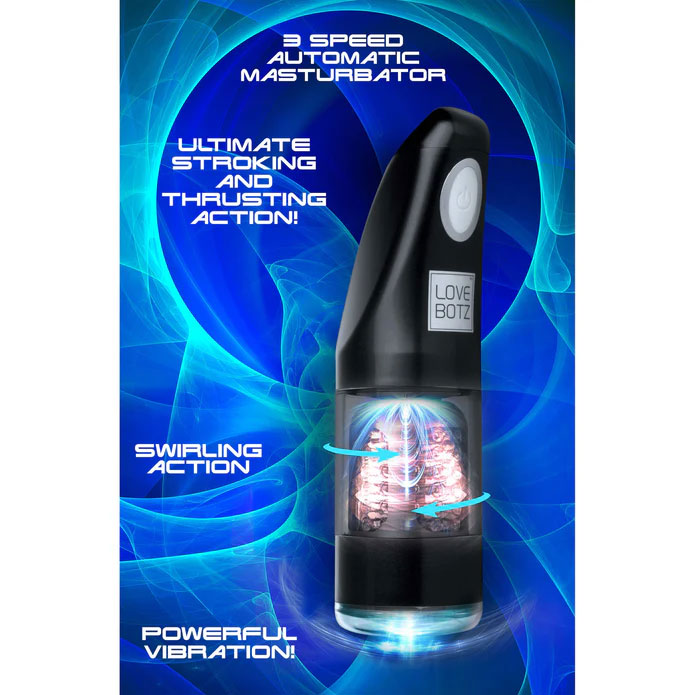XR Brands Love Botz Ultra-Bator Thrusting & Swirling Auto Stroker - LB-AE313