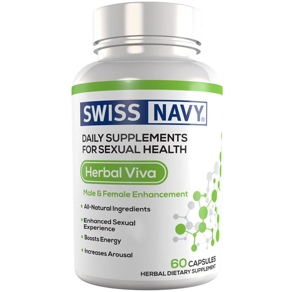 Swiss Navy Herbal Viva Him & Her Enchancement 60 Ct