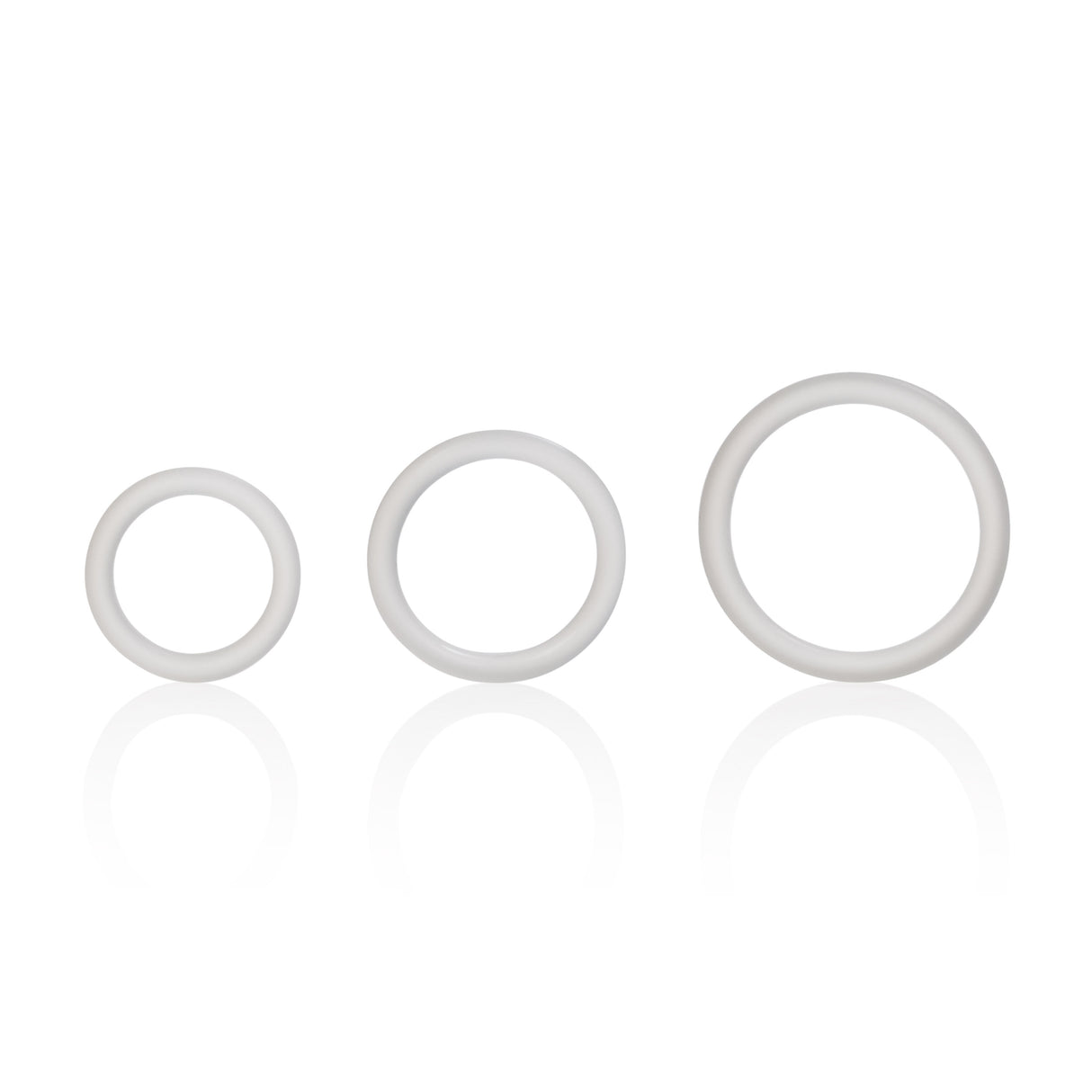 CalExotics Silicone Support Rings — Clear Set of 3 - SE1455202