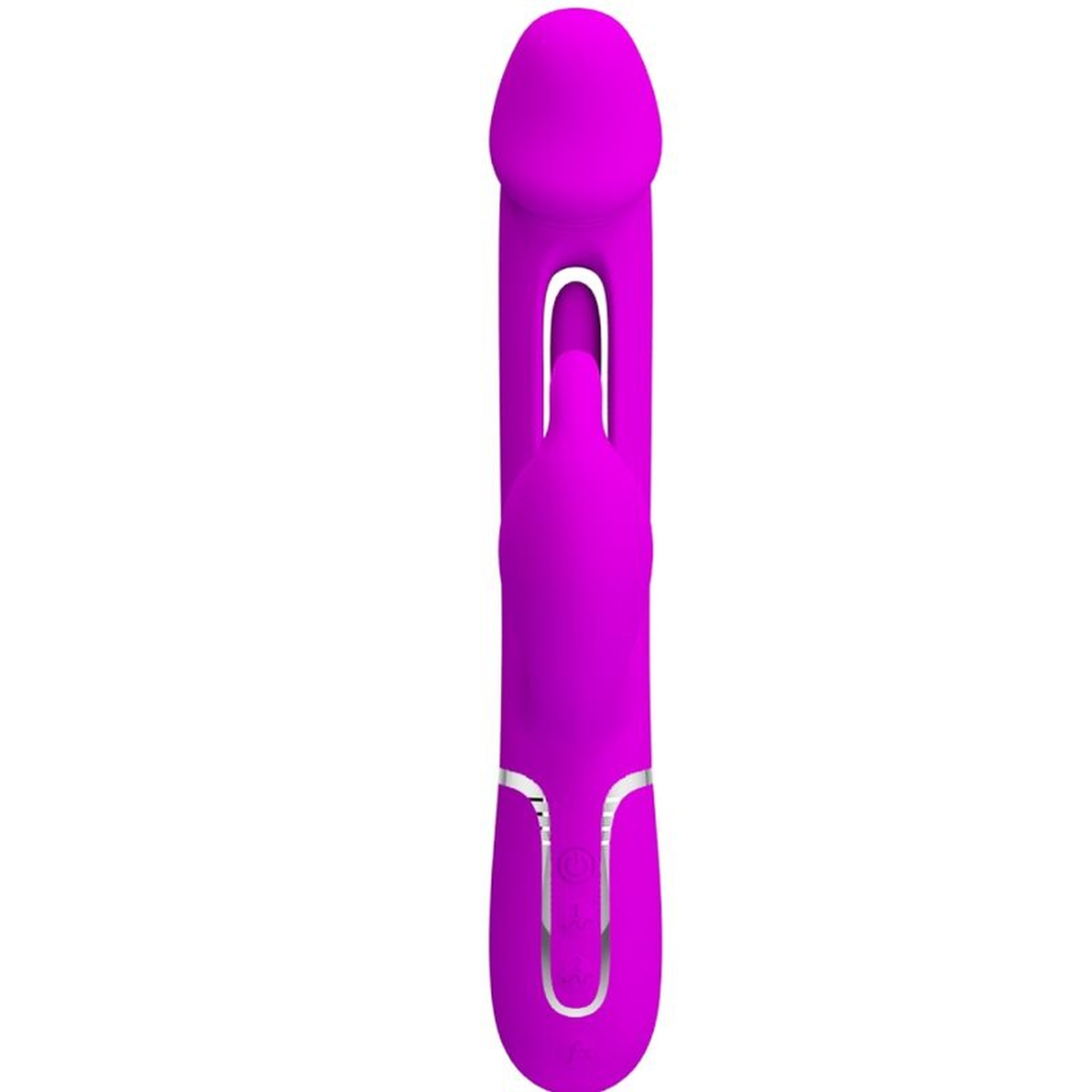 Pretty Love Twinkled Tenderness Kampas Rabbit Vibrator — Fuchsia - BW-500025