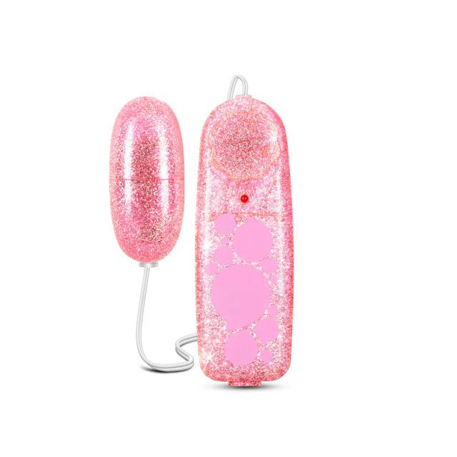 Blush B Yours Glitter Power Bullet Pink Mini Vibrator - BL-05520