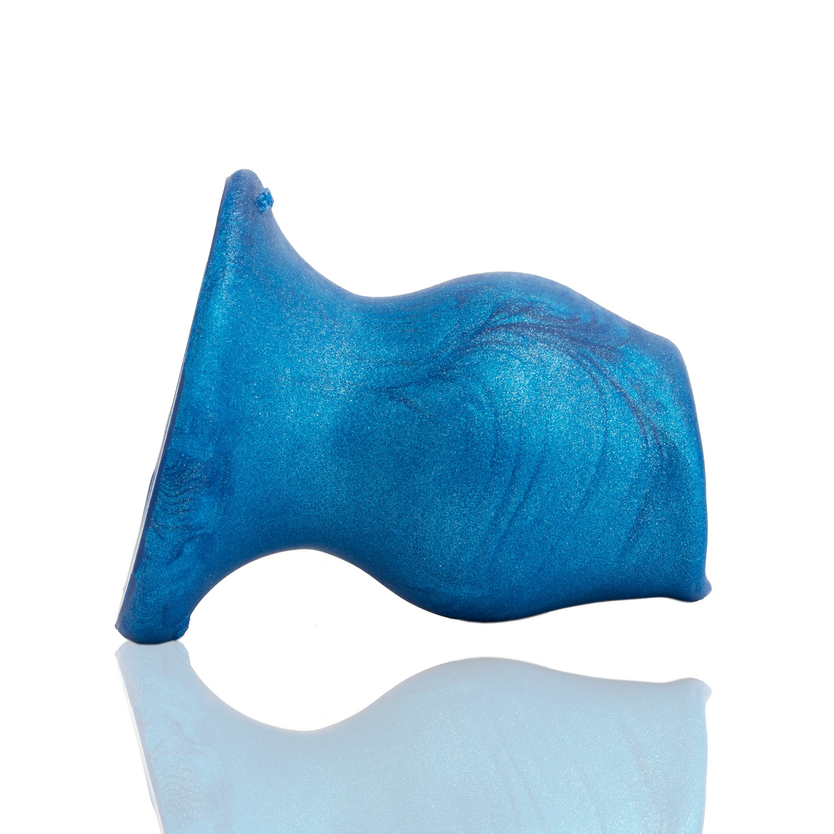 OXBALLS Pig-Hole MORPH 4 Hollow Plug — Blueballs Metallic (X-Large) - OX9118