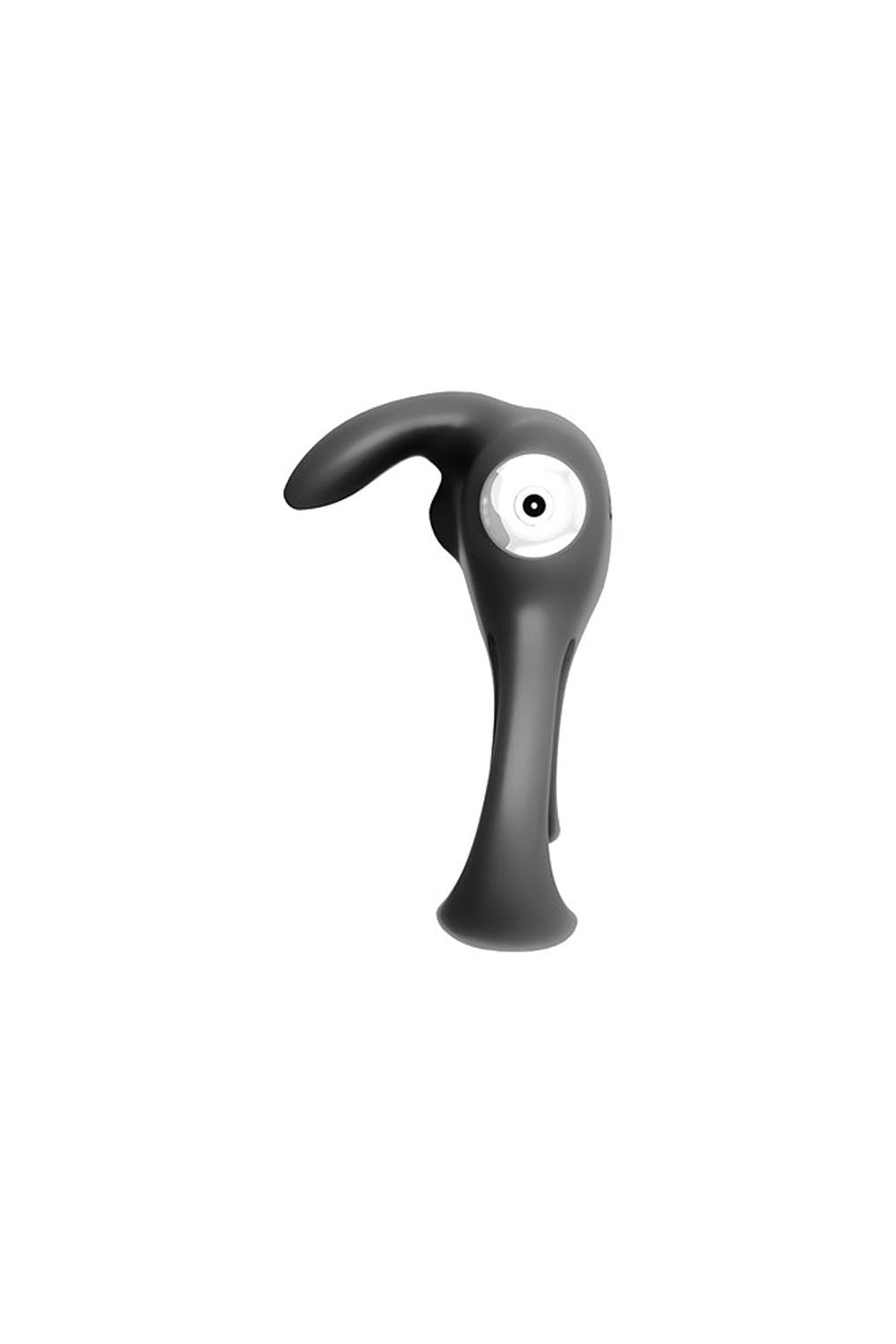 VeDO Thunder Bunny Rechargeable Vibrating Dual Ring — Black Pearl - BU-0604