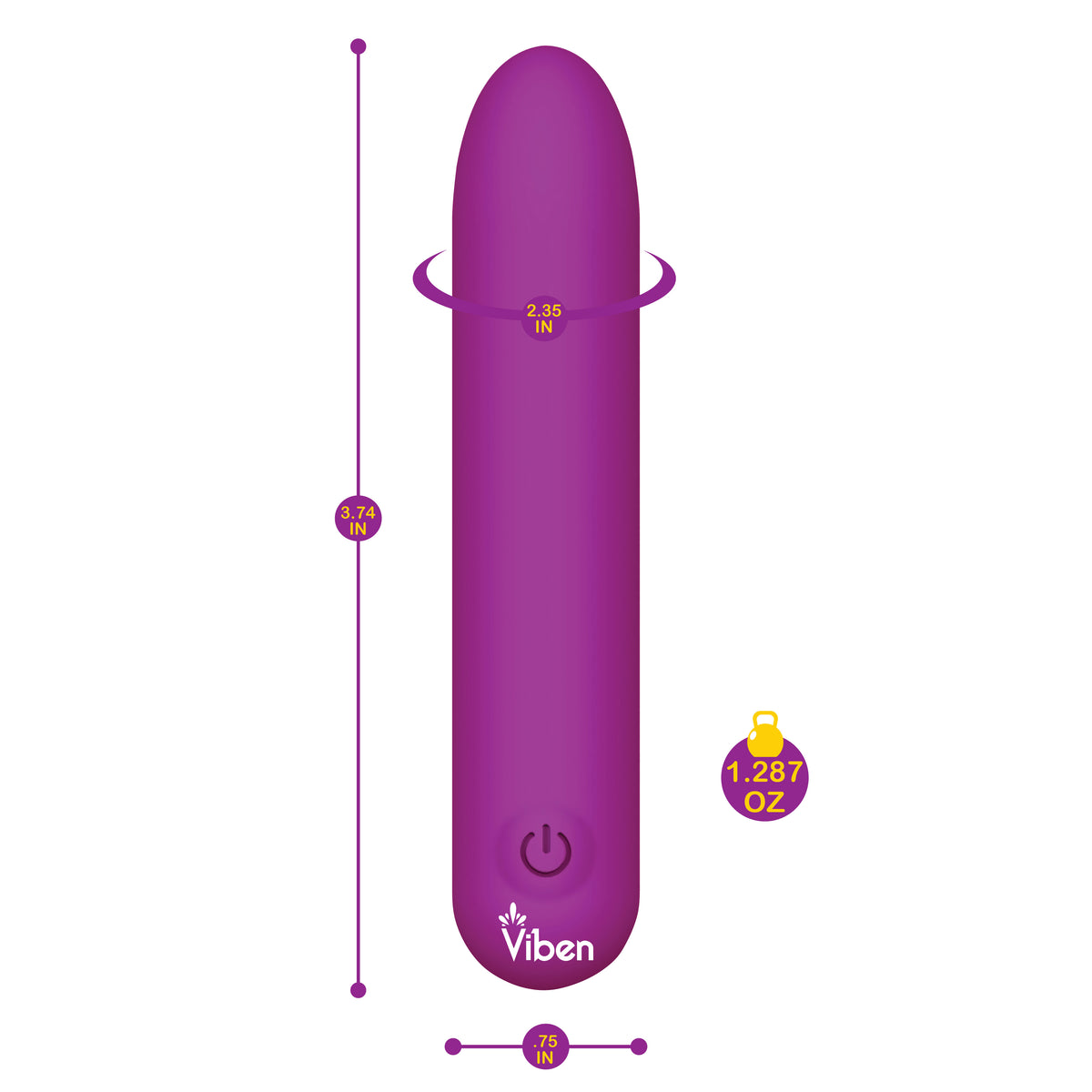 Bombshell Flexible Bullet - Berry