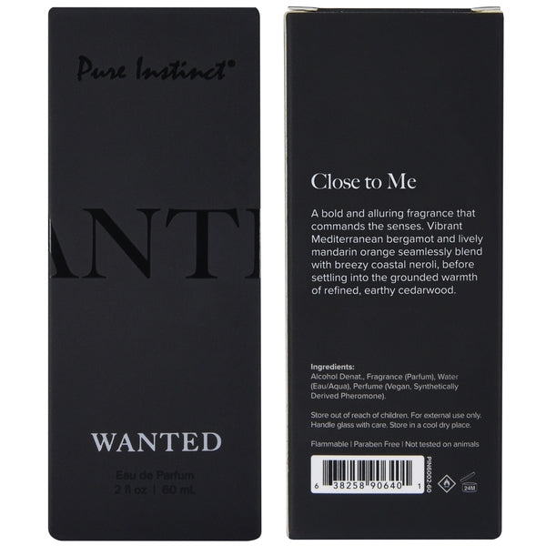 Pure Instinct Wanted Men's Pheromone Perfume — 60ml - PIN6002-60