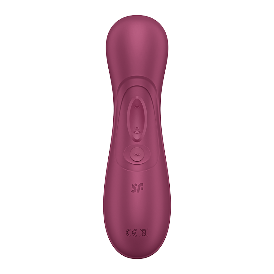 Satisfyer Pro 2 Generation 3 Clitoral Stimulator, Wine Red - SAT-J2018-U2-9A-1