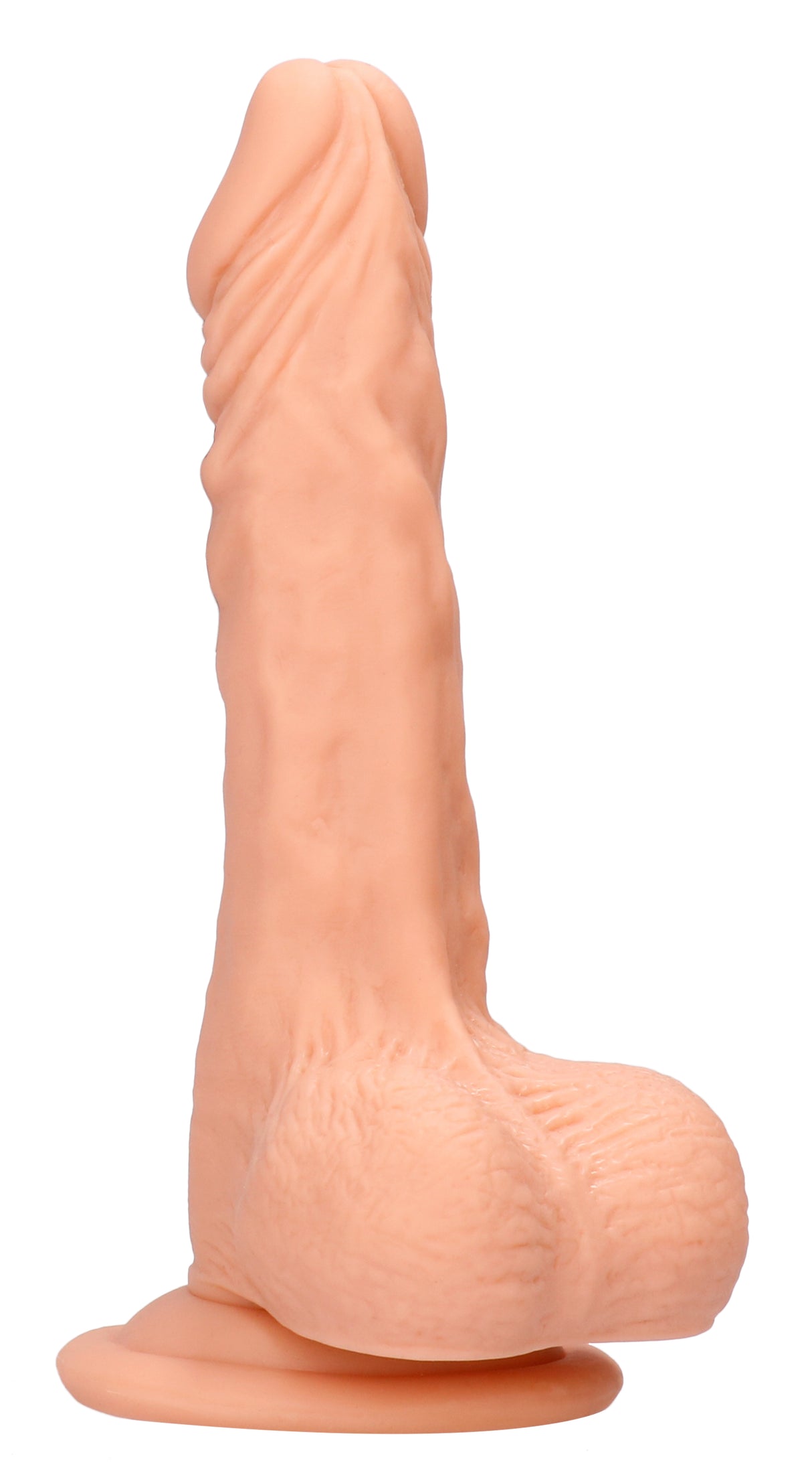 Shots 8 Inch Realistic Dildo with Suction Cup - Flesh - SH-REA095FLE