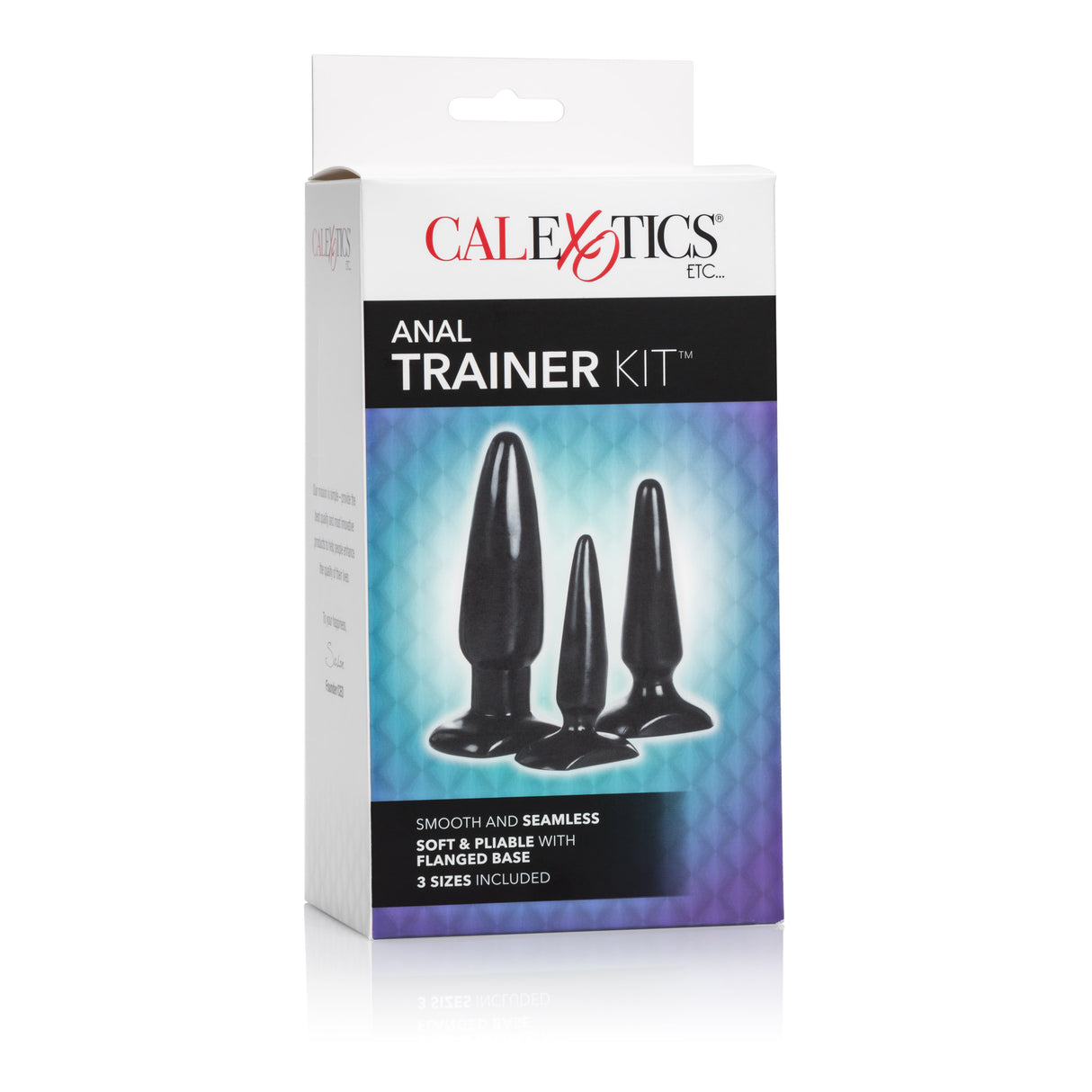 CalExotics Anal Trainer Kit — 3 PVC Tapered Plugs (S/M/L) - SE0410003