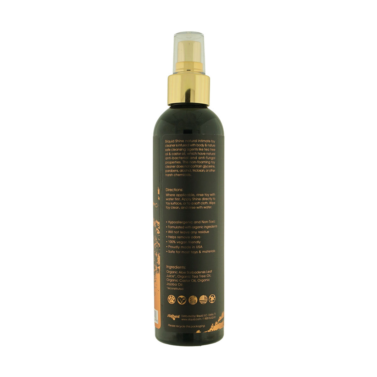 Sliquid Shine Organic Tea Tree Toy Cleaner — 8.5 oz - SLIQ032