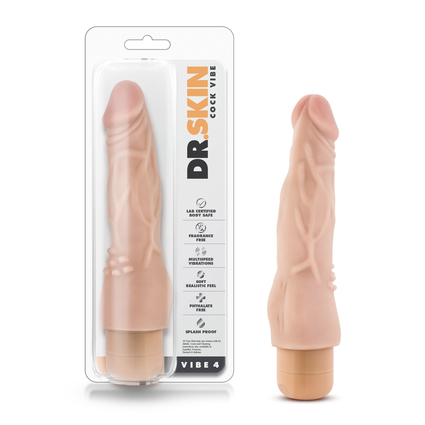Dr. Skin - Cock Vibe #4 - Beige by Blush