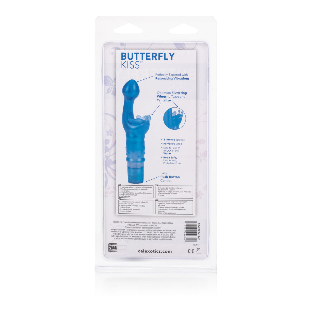 Butterfly Kiss Vibe - Blue by CalExotics