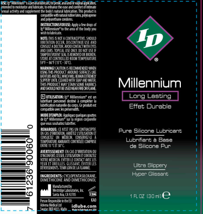 I.D. Lubricants I.D. Millennium Silicone Lubricant, 1 oz - ID-MLL-01