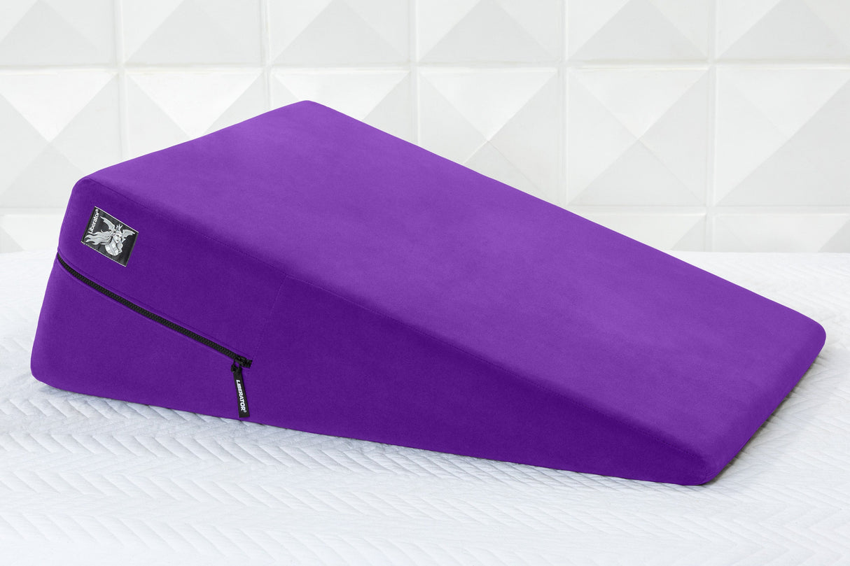 Liberator Ramp — Purple Microfiber Positioning Pillow (3 Sizes) - L7610