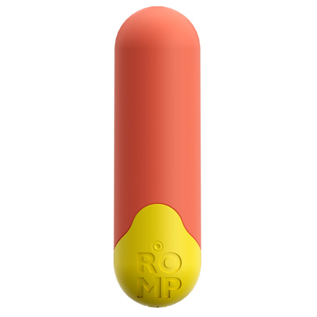 ROMP Riot Bullet Vibrator — Compact USB Rechargeable, Light Orange - RM2289