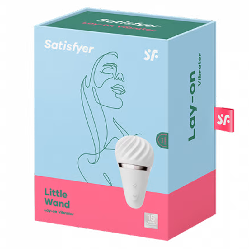Satisfyer Little Wand Clitoral Vibrator — White, Waterproof - SF0916