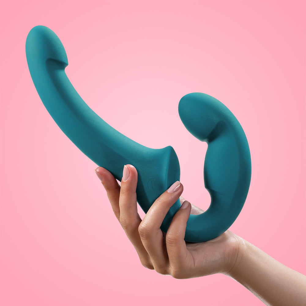 Fun Factory Share Lite Double Dildo — Lightweight, Adjustable Hinge - FN453BB
