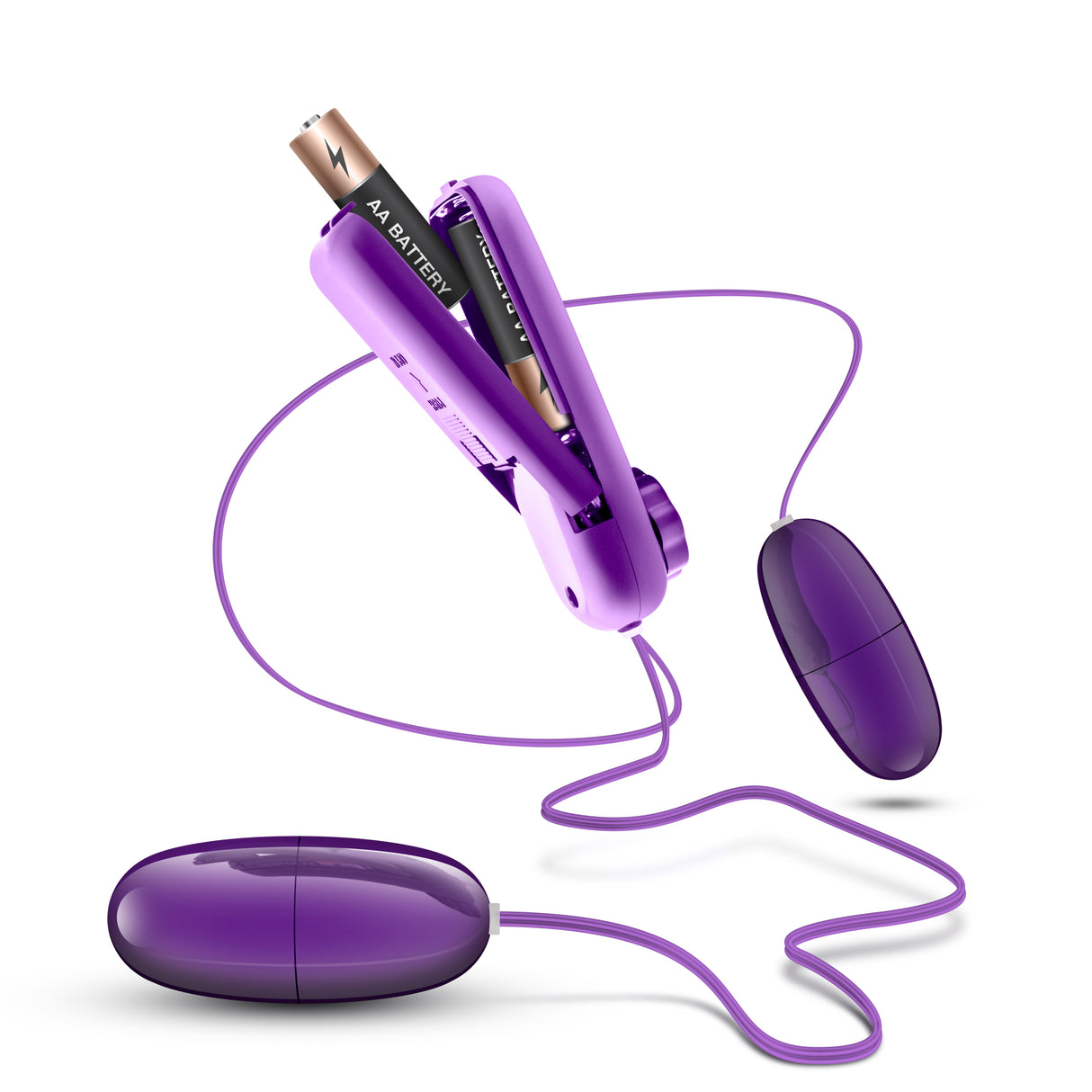 Blush B Yours Double Pop Eggs Dual-Egg Vibrator — Plum - BL-25501