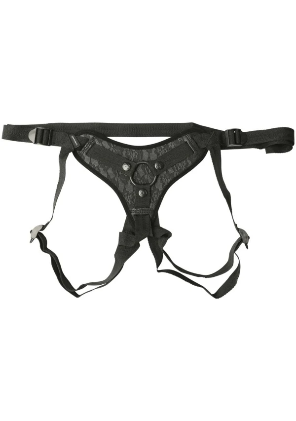 Sportsheets Sinc Lace Strap-On Harness, Black Adjustable - SS520-20