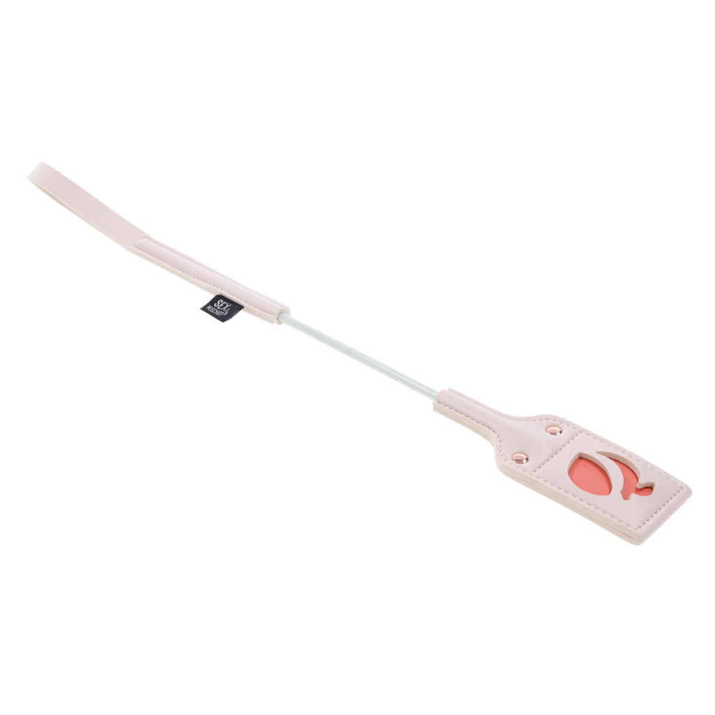 Sex & Mischief Peaches 'n CreaMe Peach Impressions Riding Crop, 21" - SS09968
