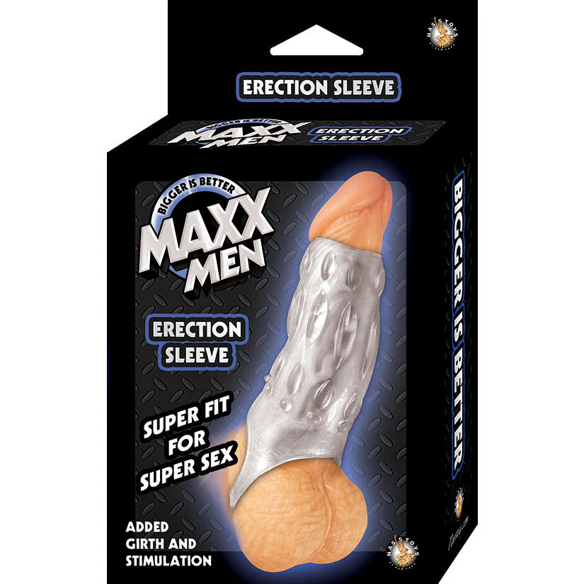 Maxx Men Erection Sleeve - Clear by Nasstoys