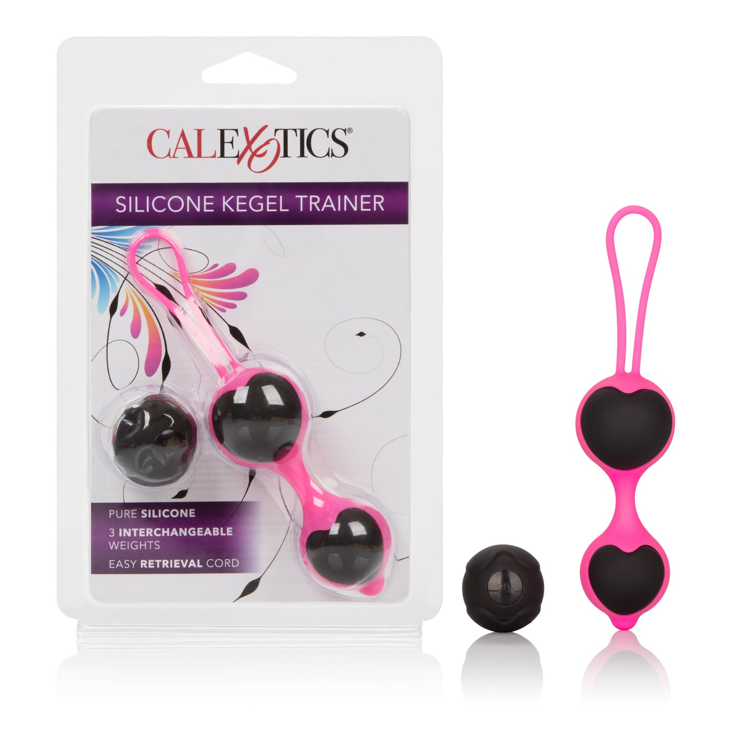 Silicone Kegel Trainer - Black by CalExotics