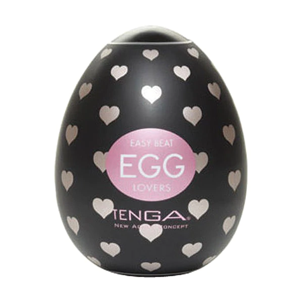 Tenga Egg Lovers Male Masturbator — Single-Use Sleeve in Black & Pink Case - TN221