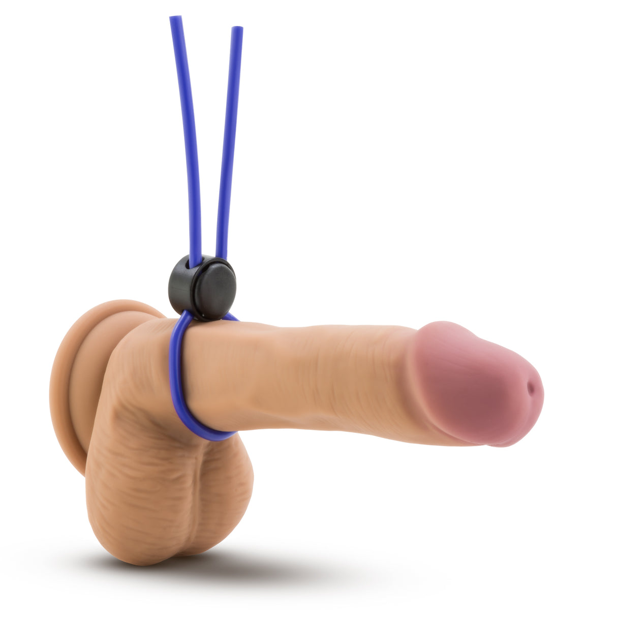 Blush Stay Hard Silicone Loop Cock Ring - Blue - BL-31092