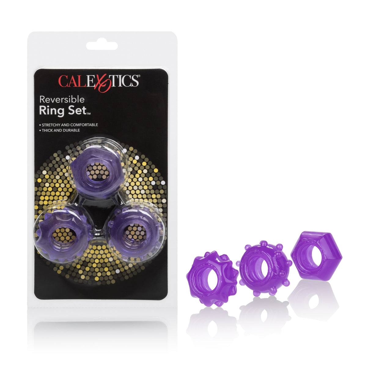 Reversible Ring Set - Purple by CalExotics