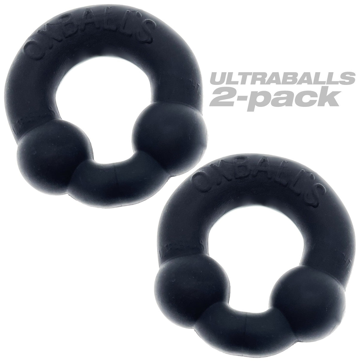 OXBALLS Ultraballs 2-Pack Cockring — Night (Plus Edition) - OX-3010-NGT