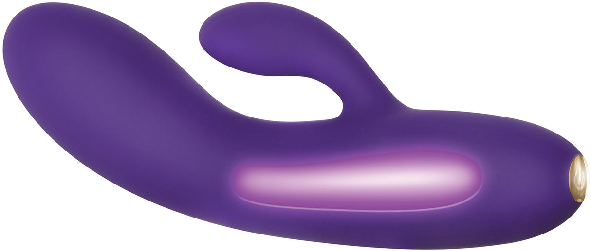 Evolved Novelties Aurora G-Spot Rabbit Vibrator — LED, Waterproof, 6.7 in - EN-RS-0953-2