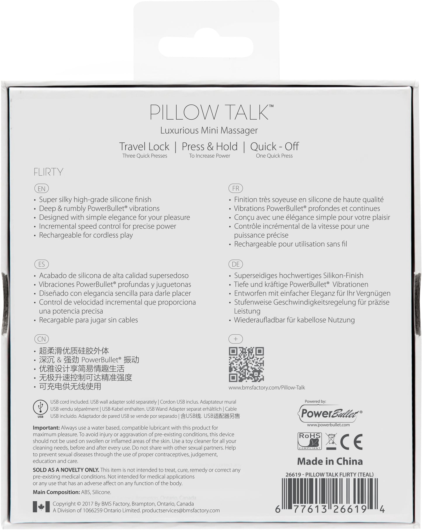 Pillow Talk Flirty Vibe With Swarovski Crystal - Pink