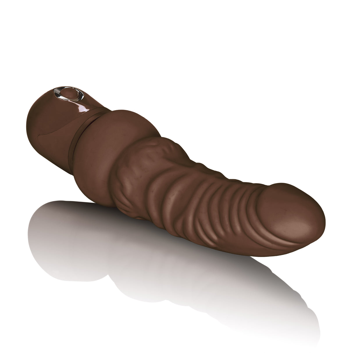 CalExotics Power Stud Curvy Waterproof Vibrator — Brown - SE0836453