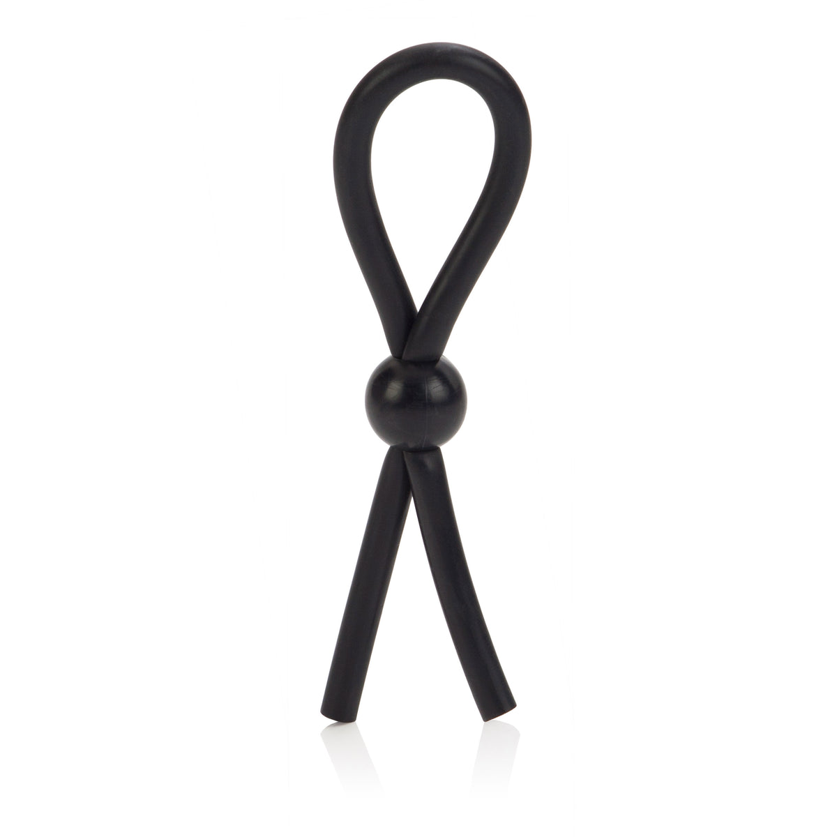 CalExotics Adjustable Erection Lasso — Black, Surgical Grade Latex - SE5651033
