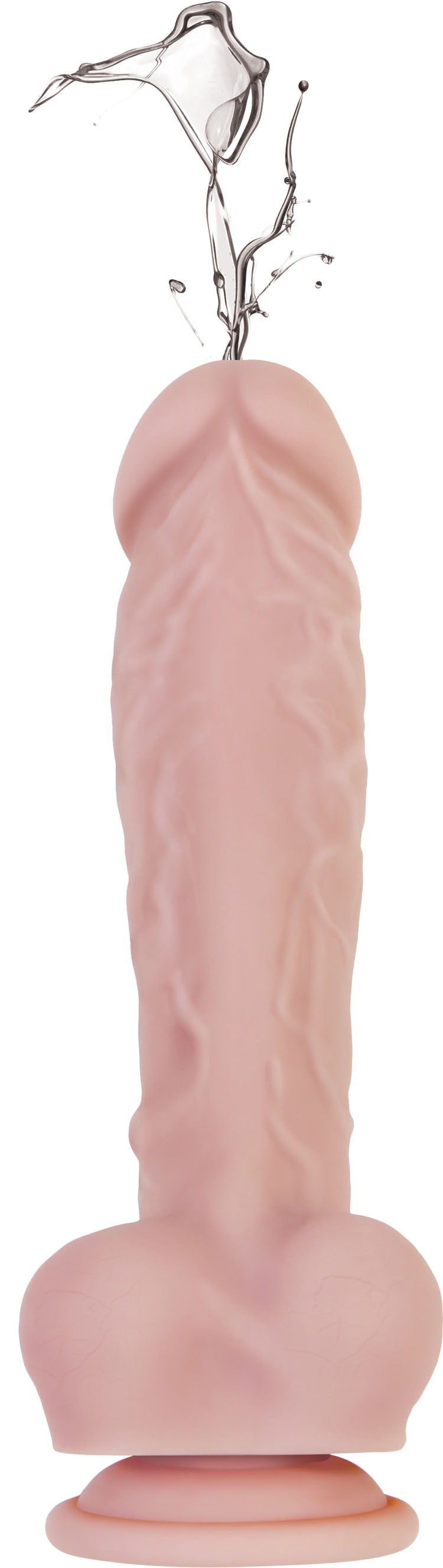 Evolved Novelties Big Shot Squirting Dildo — 6" Insertable, Suction Base - EN-RS-2322-2