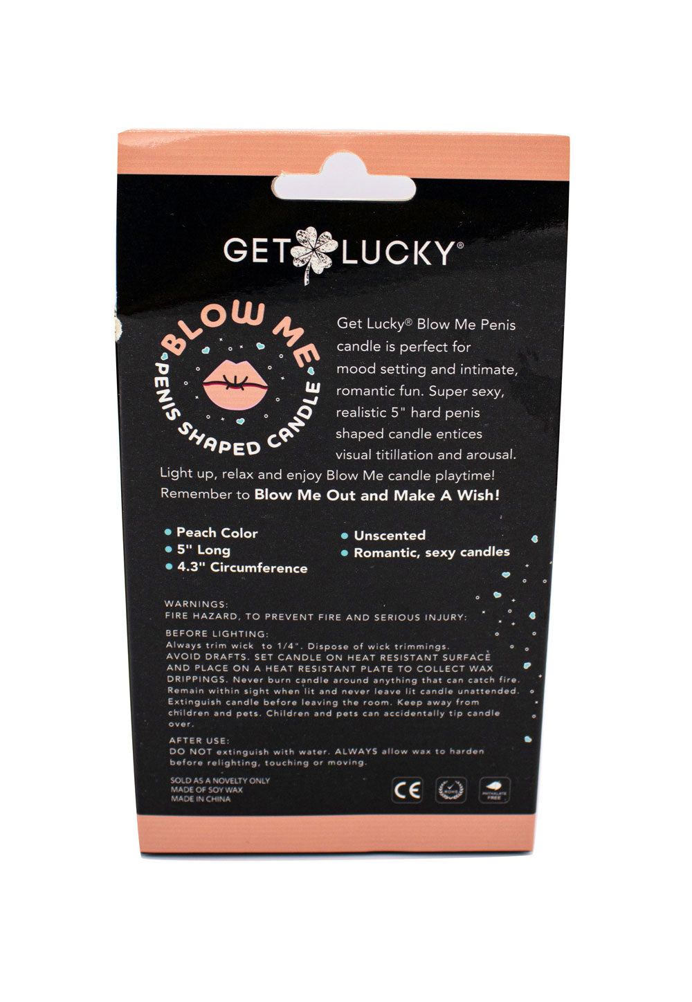 Blow Me Penis Candle - Peach by Viben
