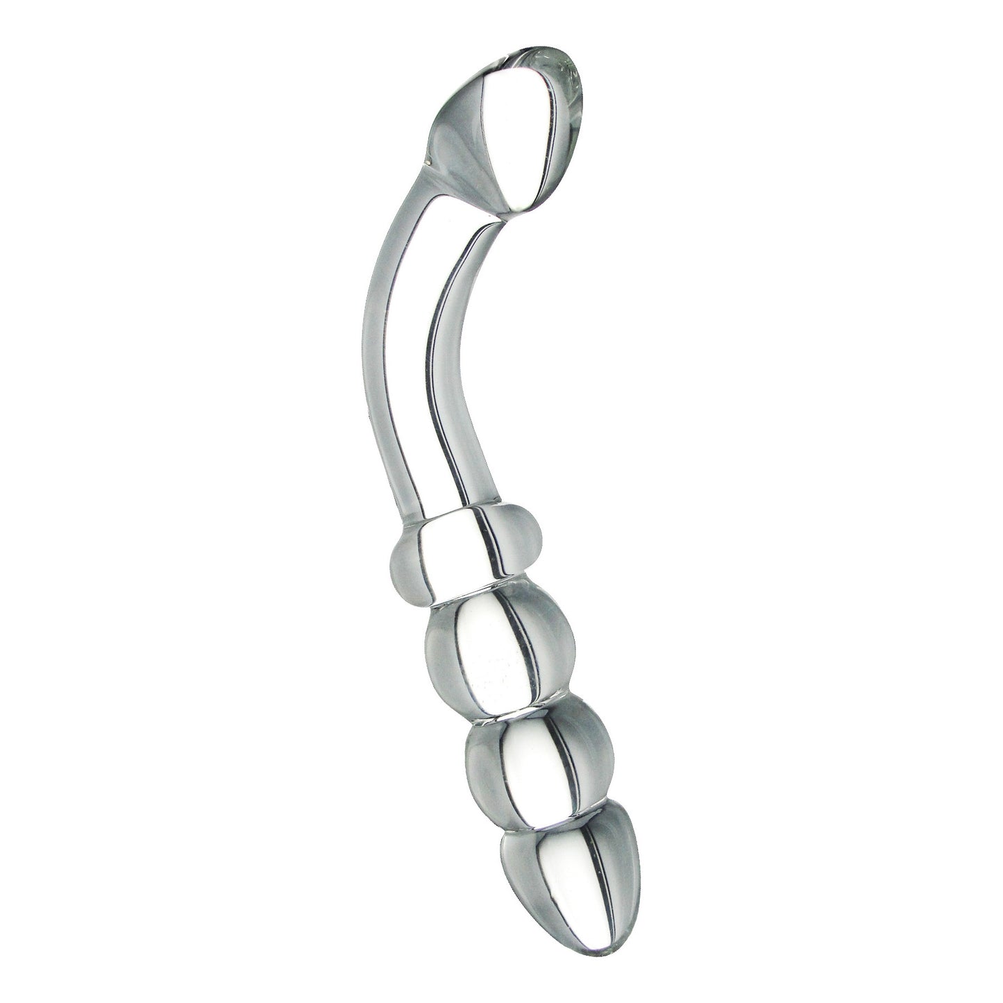 Hamsa Glass Dildo - by Prisms Erotic Glass